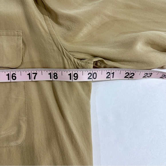 Equipment Ecru Femme Knox Silk Lace Up Blouse - Picture 11 of 12